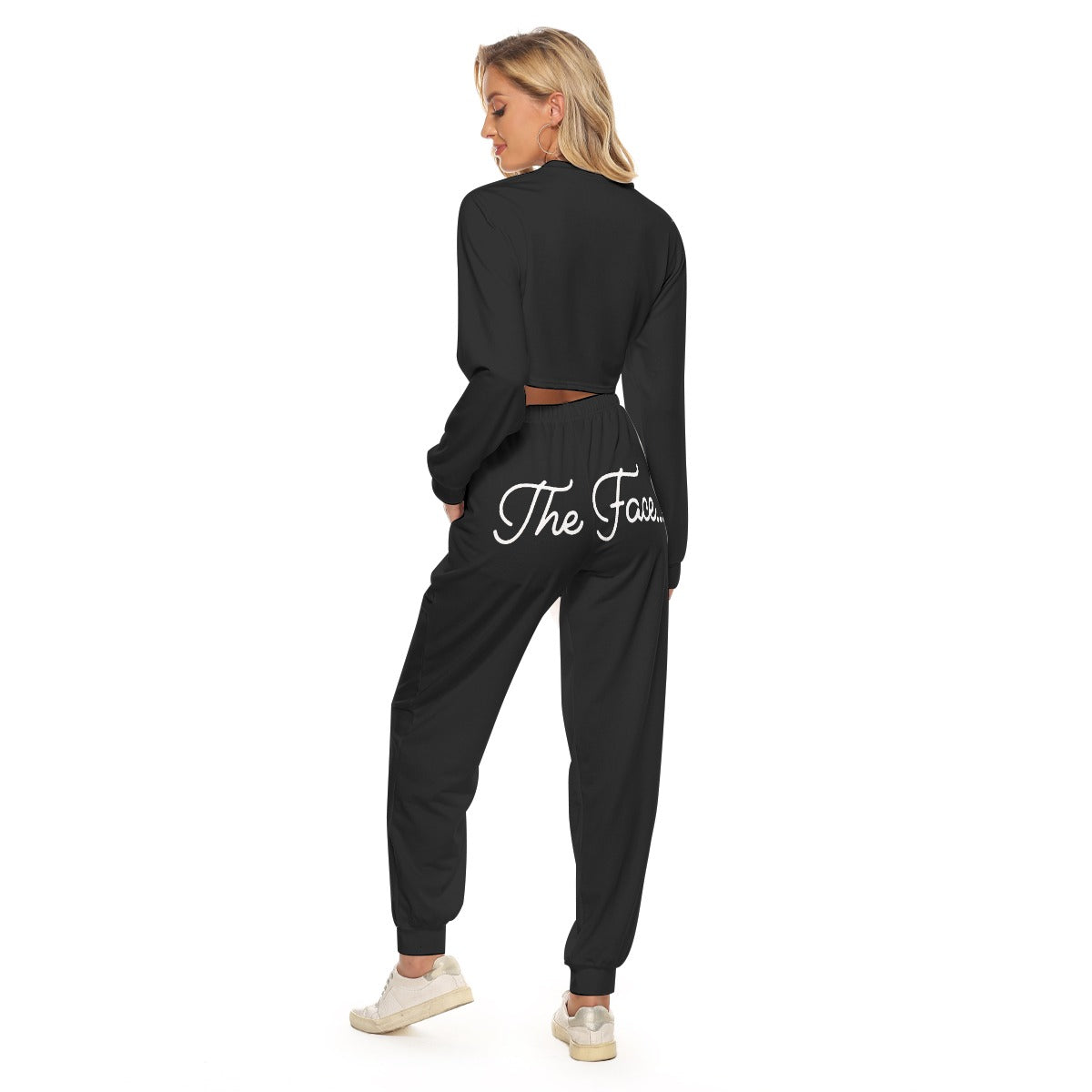 The Face... Women's Crop Sweatshirt Suit