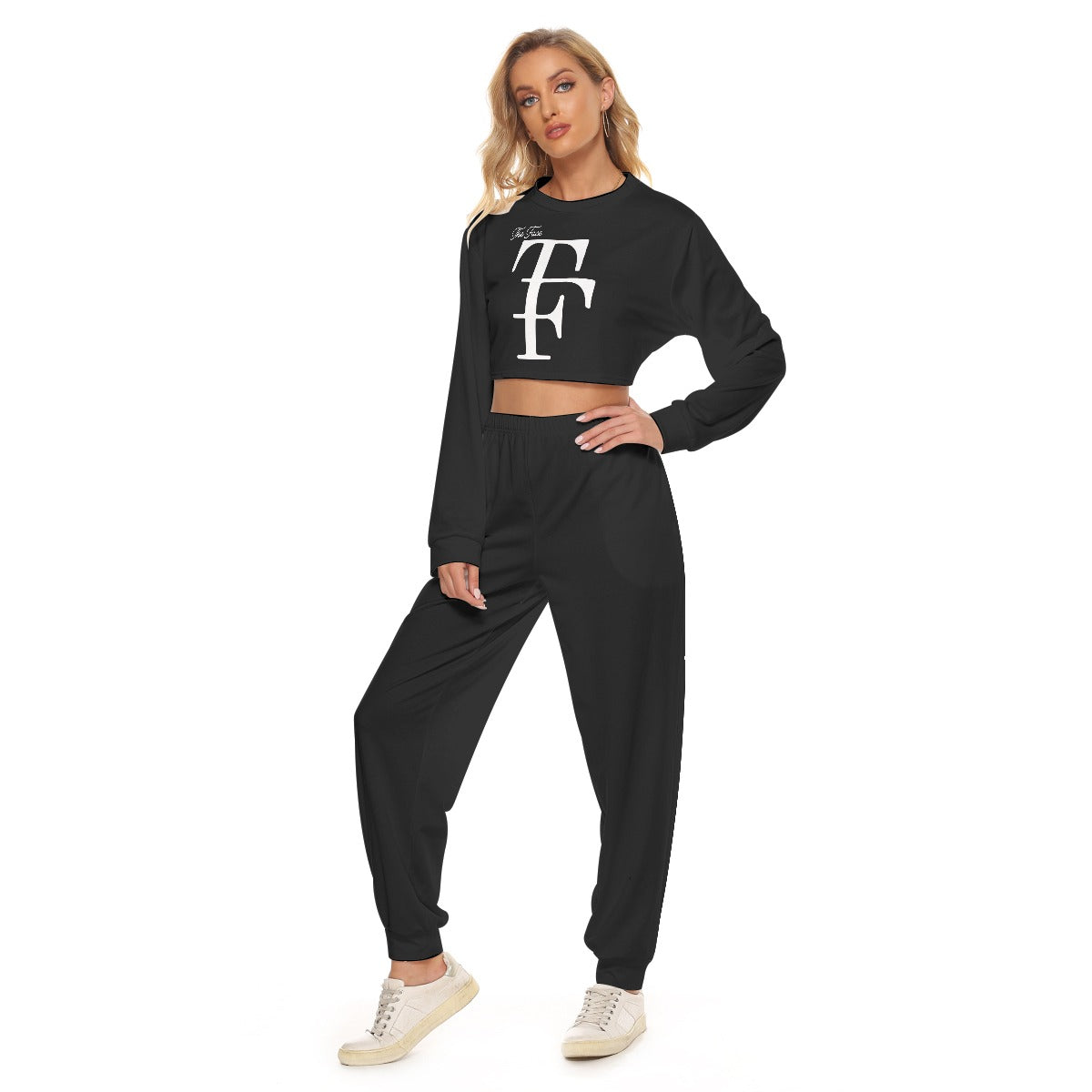 The Face... Women's Crop Sweatshirt Suit