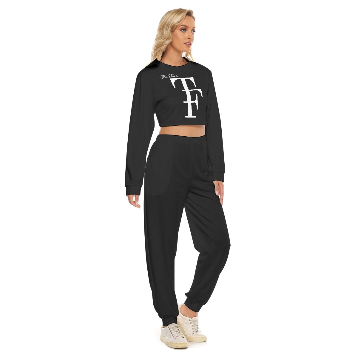 The Face... Women's Crop Sweatshirt Suit