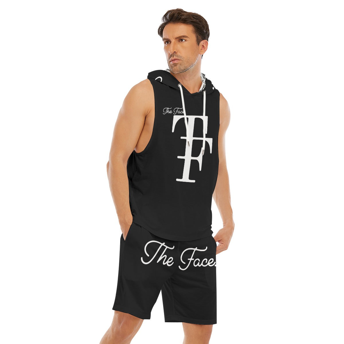 TF Men's Sleeveless Vest And Shorts Set