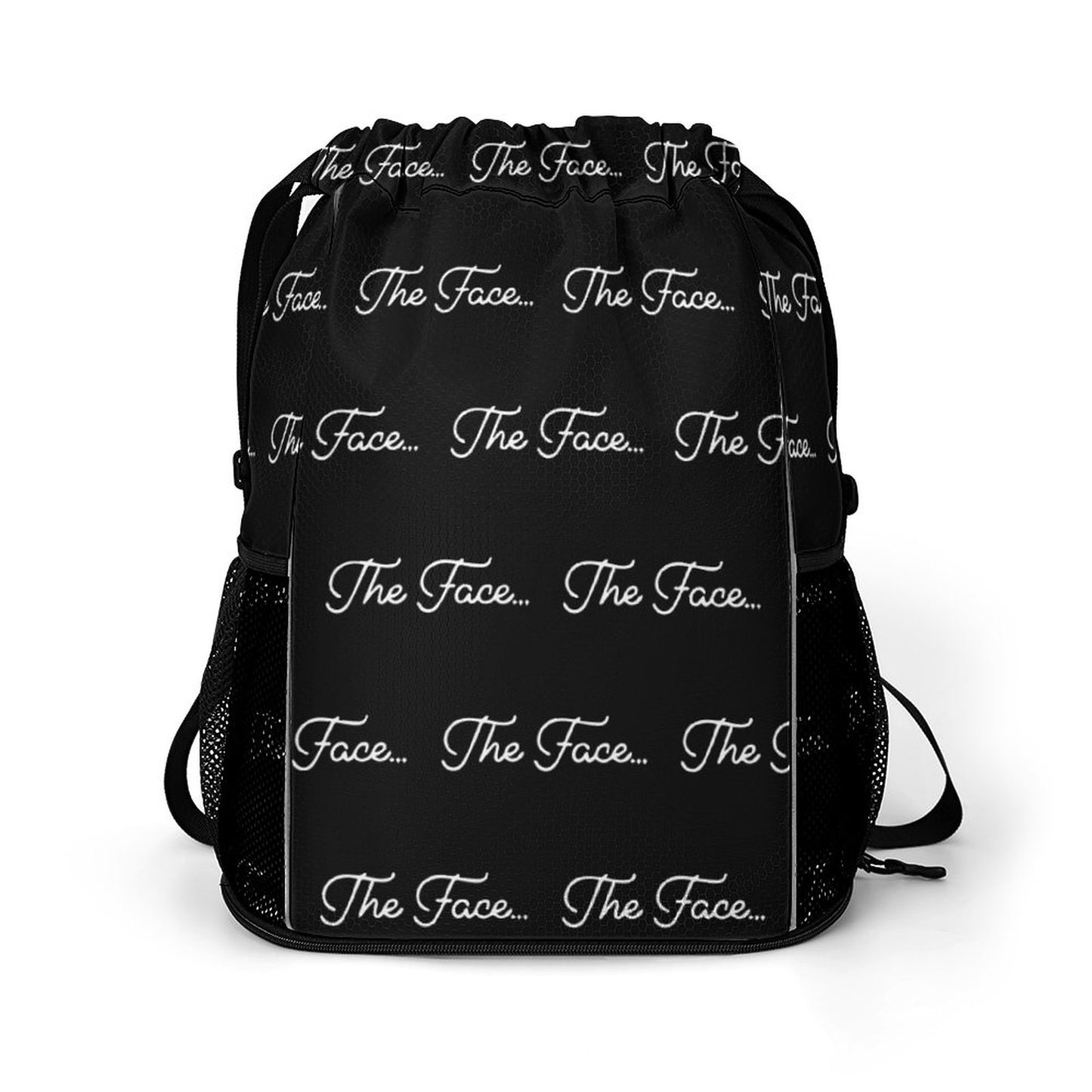 The Face... Waffle Cloth Drawstring Bag