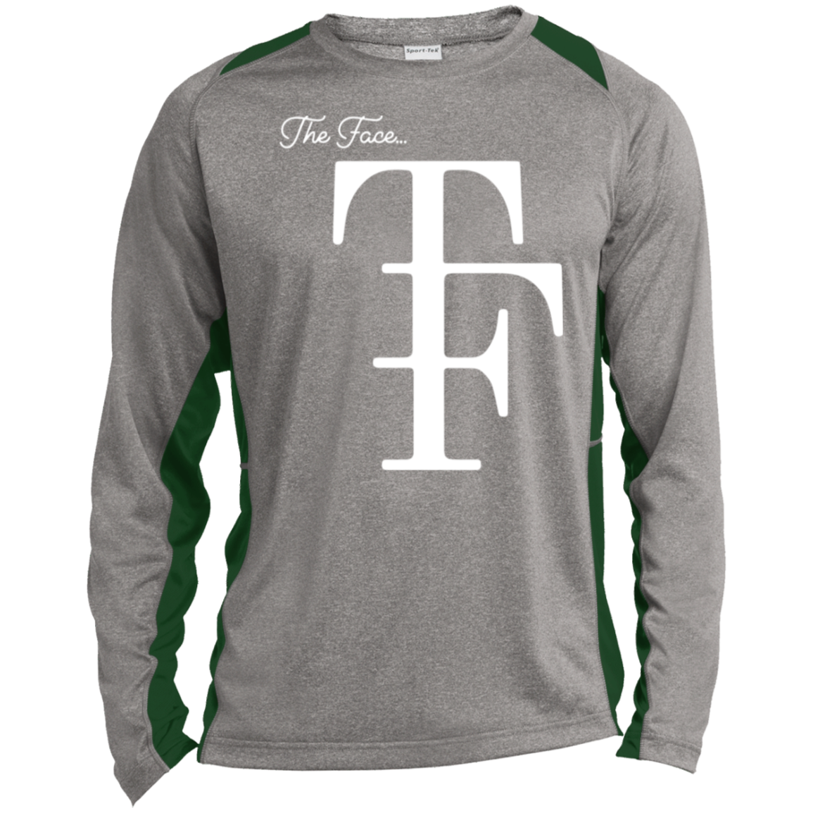 TF Long Sleeve Heather Colorblock Performance Tee
