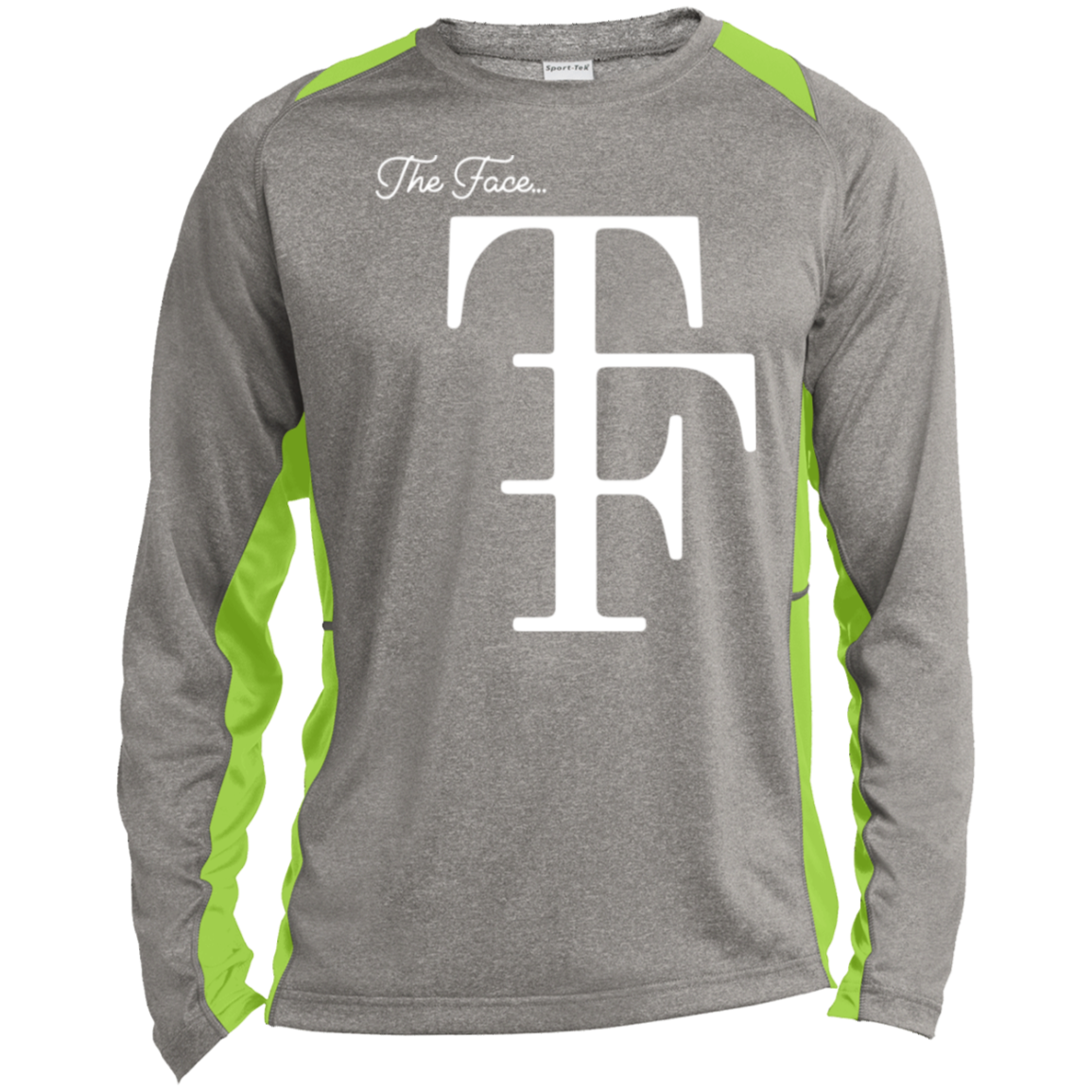 TF Long Sleeve Heather Colorblock Performance Tee