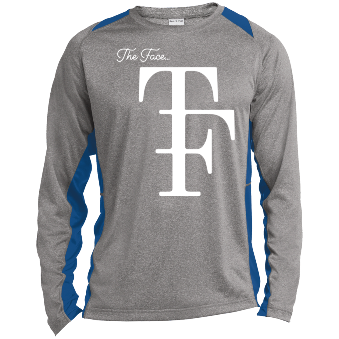 TF Long Sleeve Heather Colorblock Performance Tee