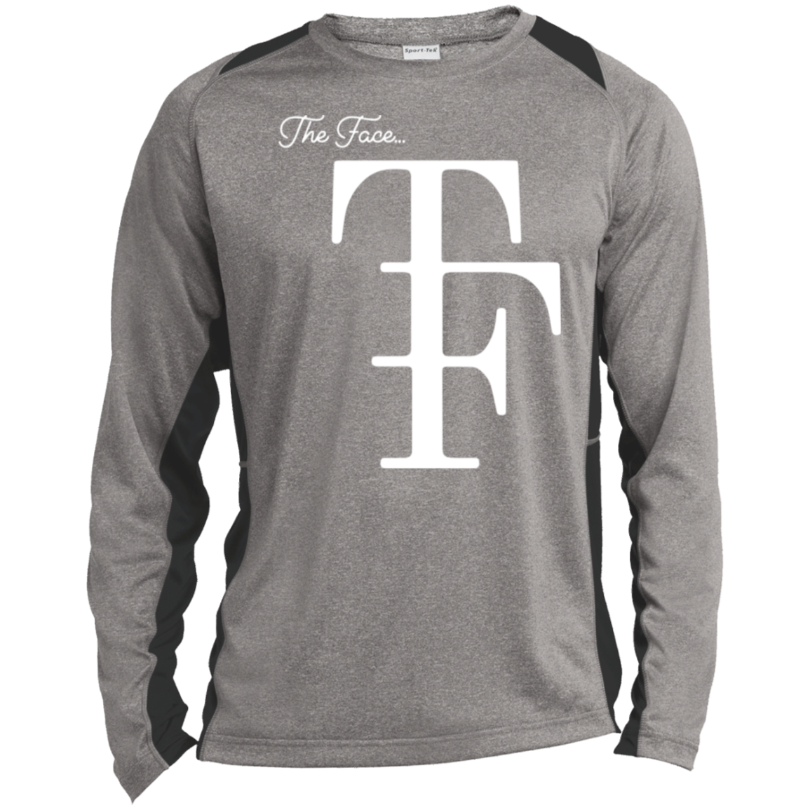 TF Long Sleeve Heather Colorblock Performance Tee