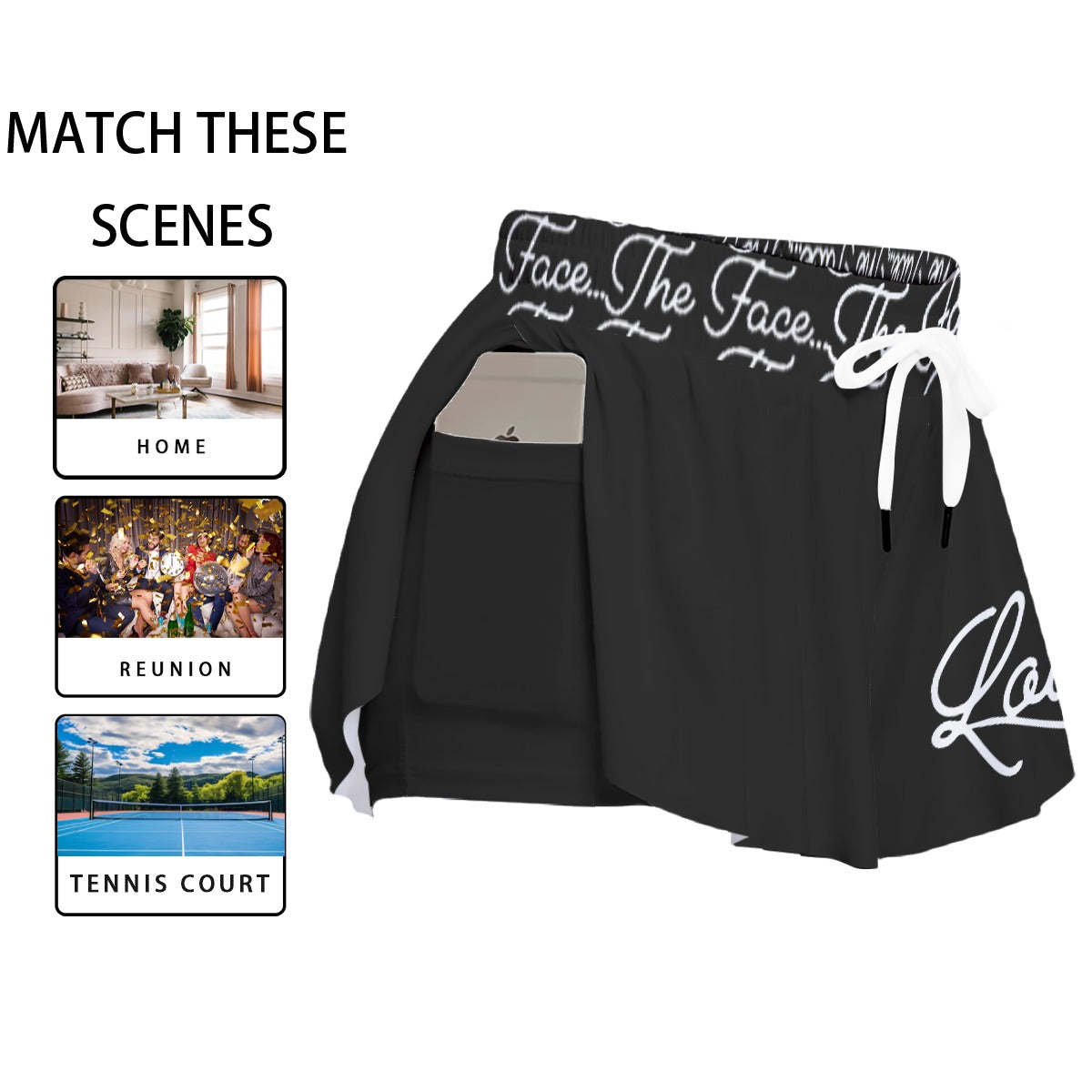 Love Women's Sport Skorts With Pocket