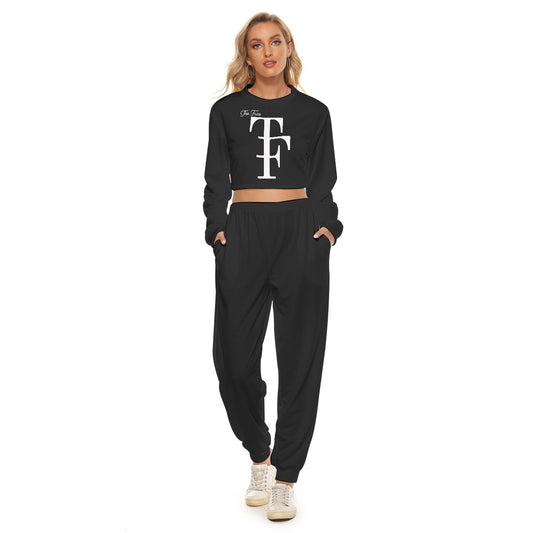 The Face... Women's Crop Sweatshirt Suit