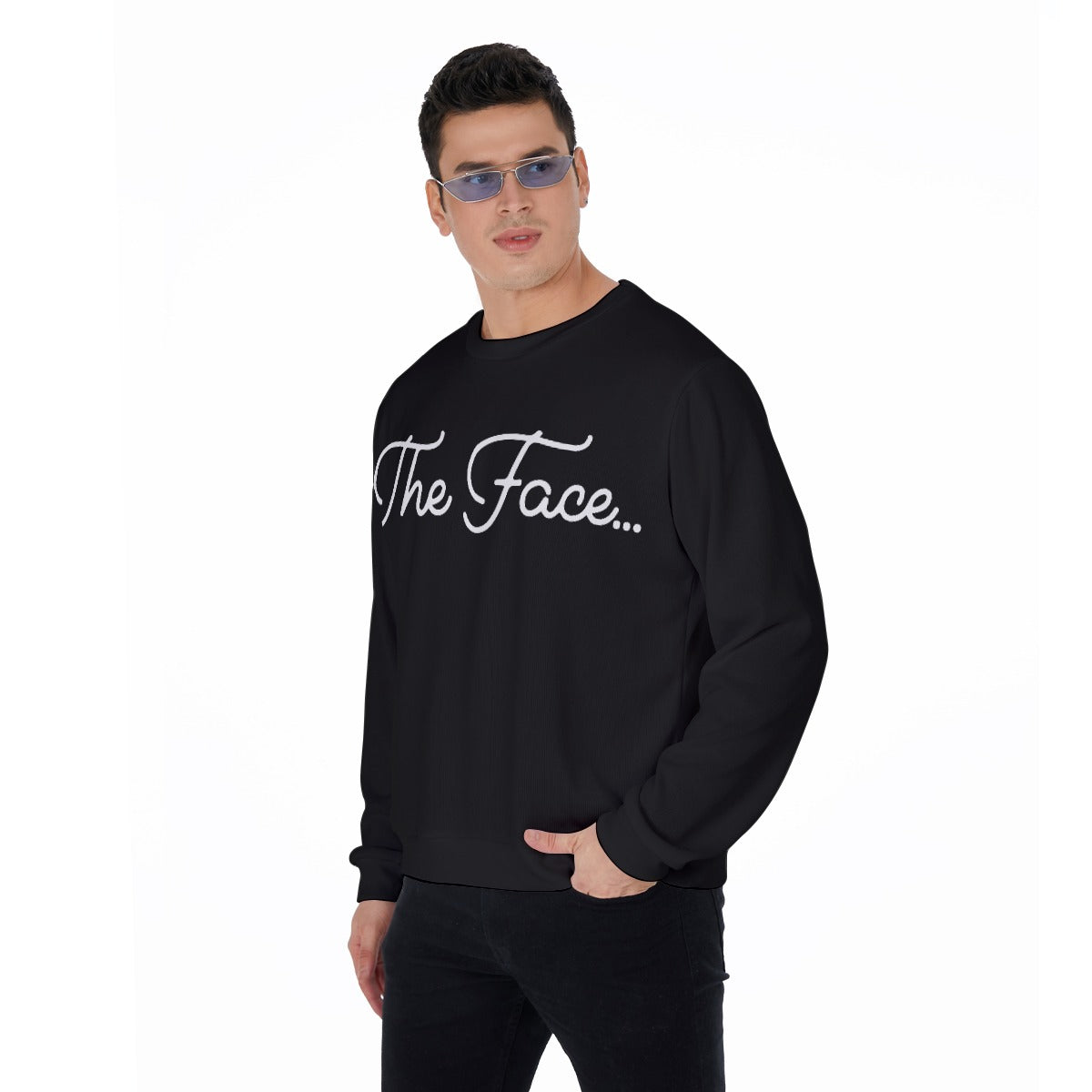 The Face... Men's Sweater Psalm 23