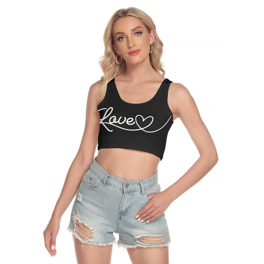 Love Women's Sport Crop Tank Top