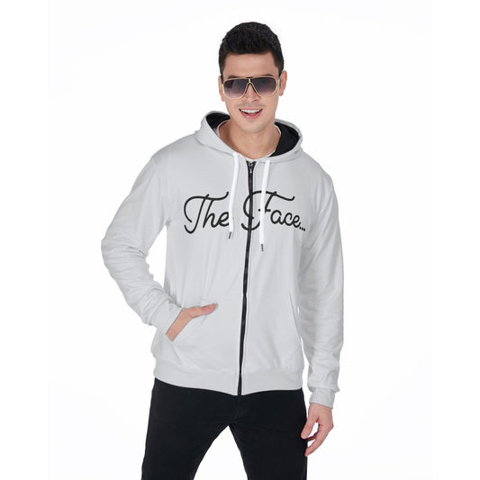 The Face...Men's Heavy Fleece Zip Up Hoodie