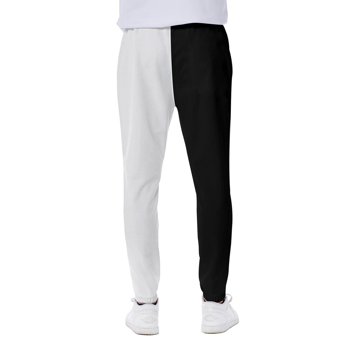 Black/White  The Face...Men's Closed Bottom Light Weight Jogger