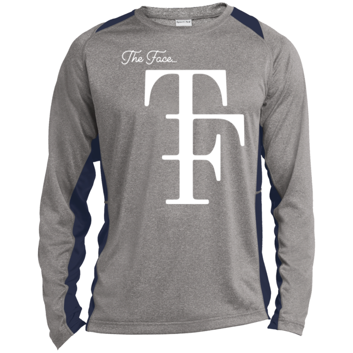 TF  Long Sleeve Heather Colorblock Performance Tee