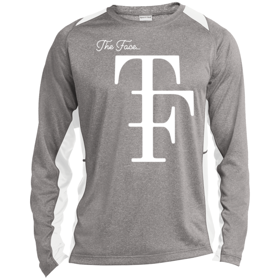 TF  Long Sleeve Heather Colorblock Performance Tee