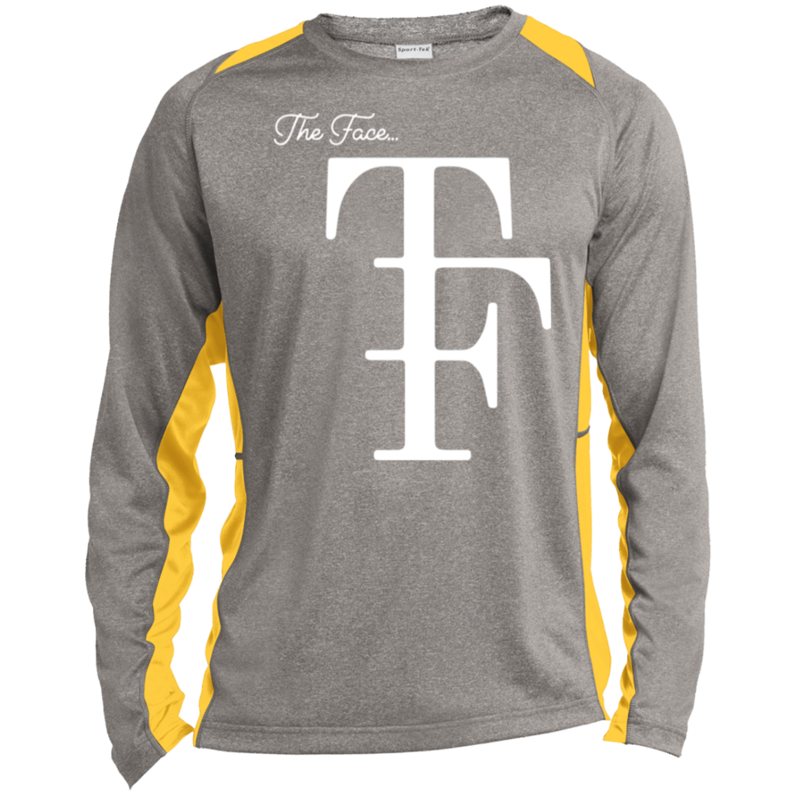 TF  Long Sleeve Heather Colorblock Performance Tee