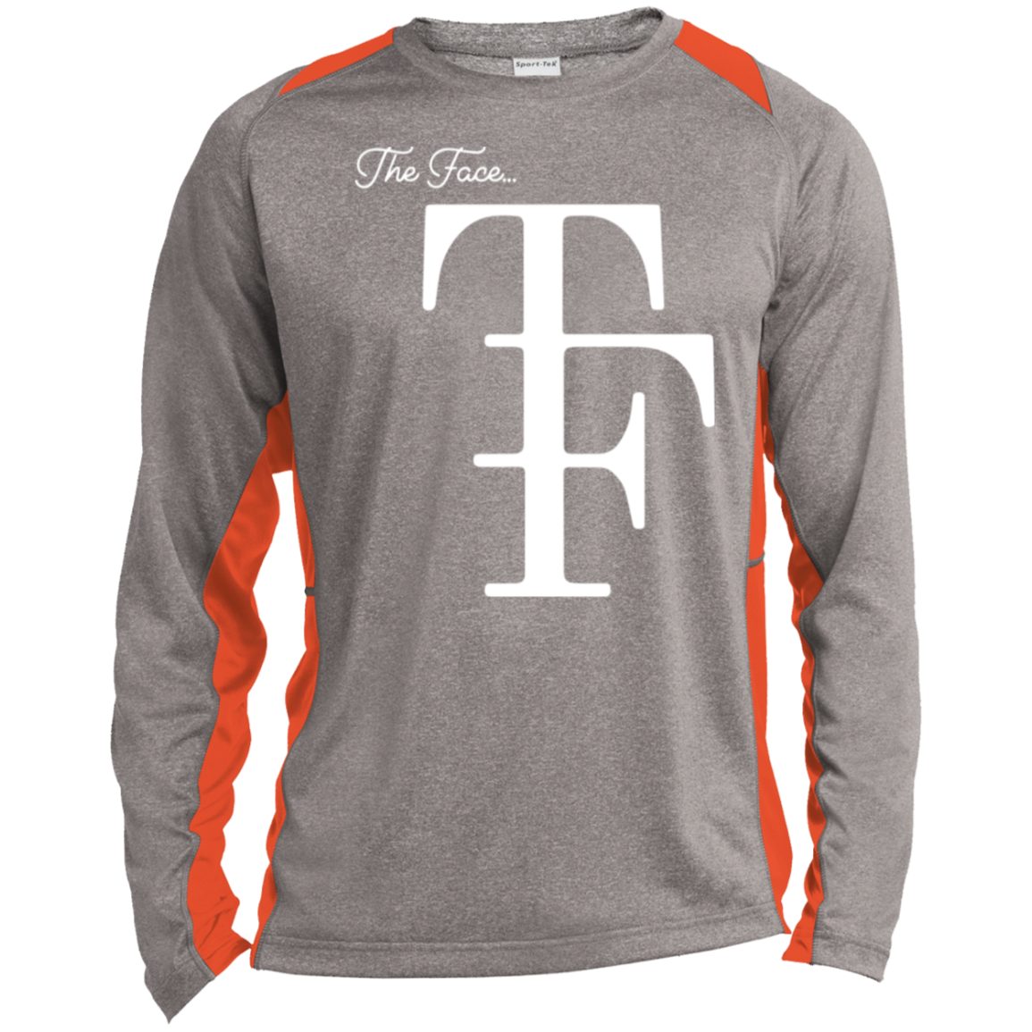 TF  Long Sleeve Heather Colorblock Performance Tee