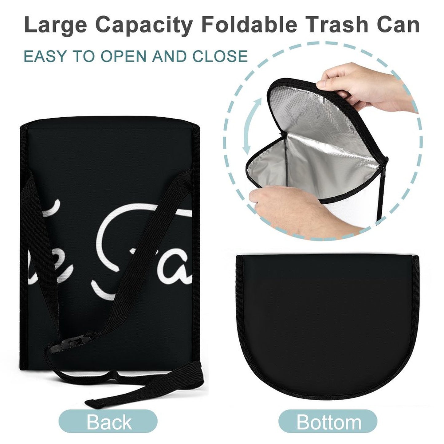 Collapsible Car Trash Bin